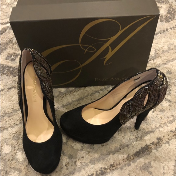 ENZO ANGIOLINI WOMEN'S BALADEVA PLATFORM PUMP HEELS size 7.5 - Picture 15 of 16